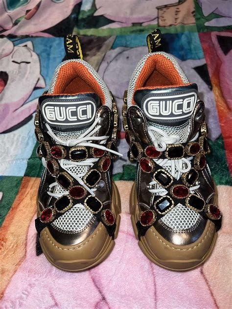 sega gucci|Gucci spike sneakers.